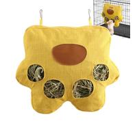 Sacchetto per fieno per conigli, Hay Feeder Bag | Hay Feeder - Storage | Bunny Hay Bag | Hay Feeder - Memoria Hay Feeder | 4 fori per la cura 'alimentazione, Gerbil tartaruga