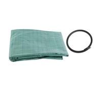 Sacchetto per i rifiuti da giardino riutilizzabile pesante a grande capacità Resistente alla lacrime ecosvilievo eco -foglie Cestino per le foglie per giardino Outdoor Verde Verde (300L)