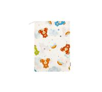 SACCHETTO per il CAMBIO asilo nido 100% Cotone 34x48 ricamo porta corredo bimbo