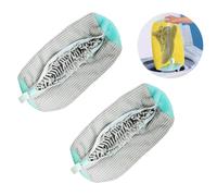 Sacchetto per il lavaggio delle scarpe, scarpe da ginnastica, per lavatrice, 39 x 19 cm, sacchetto per il lavaggio delle scarpe, riutilizzabile, con chiusura lampo, per la biancheria, per sneaker, 2