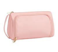 Sacchetto per il trucco da viaggio sacchetto cosmetico di grande capacità, sacchetto per il lavaggio della toilette, in pelle PU, per il trucco organizzatori per donne e ragazze, AA.