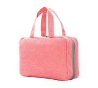 Sacchetto per la pulizia del trucco, pieghevole, da donna, per il trucco, 4 in 1, borsa per il trucco da appendere, spaziosa borsa da viaggio per kit di bellezza, Colore: rosa., vedi descrizione, Vedi