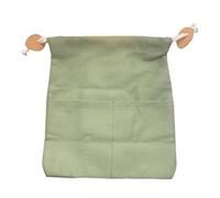 Sacchetto per la raccolta di funghi, per esterni, con coulisse, per campeggio, escursioni, caccia, conservazione degli alimenti, verde militare, vedi descrizione, Vedi descrizione