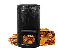 Sacchetto per la spazzatura da, per compost da 34 galloni, riutilizzabile, per il compost da giardino all'aperto, contenitore da giardino, contenitore per rifiuti riciclati compostabili per la