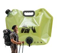 Sacchetto per l'acqua - Confezione da 2 supporti pieghevoli | Bottiglia d'acqua da 8 l con rubinetto, borsa per il serbatoio dell'acqua da campeggio, per attività all'aperto, campeggio, picnic