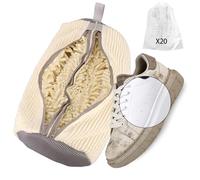 Sacchetto per Lavare Scarpe in Lavatrice e 20 Pezzi Sacca Scarpe, Sacchetti Scarpe Lavatrice, Pulisci Scarpe