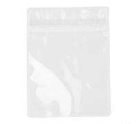 Sacchetto per orecchini in PVC ispessito 4 x 6 cm autosigillante | Materiale antistrappo da 5 x 7 cm, design trasparente, facile selezione degli articoli, adatto ai viaggi