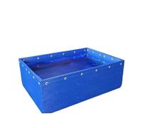 Sacchetto per Piante Portatile e Impermeabile in PVC con valvola di drenaggio - Adatto per Giardinaggio e Uso Esterno, Dimensioni 2x1x1,5 Metri, Versatile.