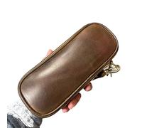 sacchetto per pipe, Borsa for pipa in pelle bovina Head Layer - for tabacco in for 2 pipe Custodia da viaggio for, borsa for in(Green)