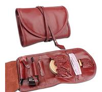 sacchetto per pipe, Custodia da viaggio for tabacco pipa in vera pelle - for in con design avvolgente cordino di sicurezza