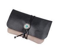 sacchetto per pipe, Custodia da viaggio in vera pelle for pipa tabacco - Accessori for fumo Borsa portatile for