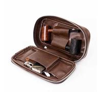 sacchetto per pipe, Custodia for tabacco in vera pelle, borsa for pipa in di mucca, for pieghevole fatta a mano