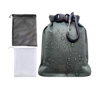 Sacchetto per sapone - 13 x 4 x 17 cm, borsa da doccia, rete per il bagnoschiuma, per la cura della pelle con chiusura a coulisse ad asciugatura rapida | borsa portaoggetti in rete per palestra
