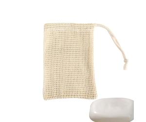Sacchetto per sapone in rete, sacchetto per sapone per aste, sacchetto per sapone portatile con cordoncino, spugne per doccia, supporto per bagno, sacchetto delicato per schiuma e asciugatura
