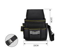 Sacchetto porta attrezzi essenziale per elettricista con design a 18 tasche e ga