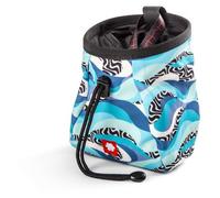 Sacchetto porta magnesite Ocún Lucky + Belt Colore: verde/blu