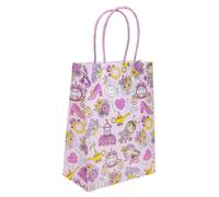 Sacchetto regalo in carta a tema principessa 16 × 22 × 9 cm