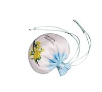 Sacchetto regalo in seta cinese per gioielli, Set di 4 sacchettini portagioie e sacchetti profumati in broccato seta con coulisse, multicolore, 8 cm x 13(Blu)