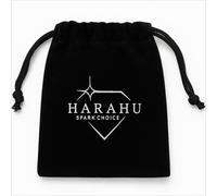 Sacchetto regalo in velluto HARAHU - Nero / 7x9cm
