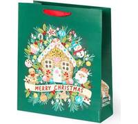 Sacchetto Regalo Legami Christmas, Gingerbread House - Large