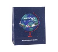 Sacchetto regalo modello piccolo - H24 x L21 x P10 cm (con soffietto) + lembo adesivo