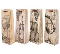 sacchetto regalo per bottiglia M, per tutto l’anno, 12,8 × 36 × 8,4 cm