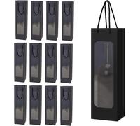 Sacchetto Regalo per Vino Kraft, Sacchetto Regalo per Vino Premium Trasparente C