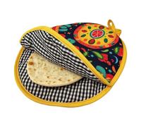 Sacchetto scalda tortilla microonde tessuto isolato 30 cm mantiene calde le tort