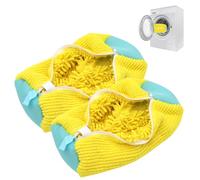 Sacchetto Scarpe Lavatrice, 2 Pezzi Sacchetti per Scarpe Lavanderia, Sacchetto Lavatrice Scarpe Borse per Bucato con Cerniera e pulizia a 360° Della Lanugine Riutilizzabile Proteggi Scarpe (Grigio)