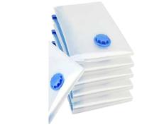 Sacchetto sottovuoto, Organizzatori di pacchetti sottovuoto con valvola, trasparenti, pieghevoli, compressi, da viaggio, for asciugamani e panni(50 60cm)