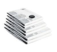 Sacchetto sottovuoto per Vestiti,6 Pezzi,Sacchetto Riutilizzabile per Biancheria da Letto,Vestiti,piumoni,materassi e Viaggi(2XL 100 * 80CM,2L 80 * 60CM,2S 60 * 40CM)