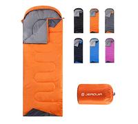 Sacchi a pelo per adulti e donne, zaino in spalla, leggero, impermeabile, estivo, per ragazze, caldo, campeggio, escursionismo, viaggi all'aperto, caccia, con borsa a compressione (arancione)