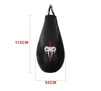 Sacchi da Boxe SOTF Pelle Nera Professionale MMA Taekwondo Kickboxing Palestra