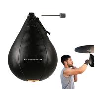 Sacchi da boxe Speed Palle - Sacco da boxe per esercizi in pelle PU, sacco da boxe - Speed-Ball, sacco da boxe elastico, palla riflettente per fitness boxe