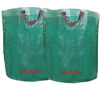 SACCHI DA GIARDINAGGIO 2 PZ 272 LITRI RACCOLTA RIFIUTI FOGLIE COMPOST ECOLOGICI