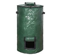 Sacchi di concime da giardino sacchetto di PE per rifiuti organici sacchetti da giardino pieghevoli per foglie secchi riutilizzabili con manico sacchetti per erba durevoli borsa per la rimozione di