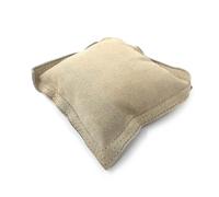 . Sacchi di Sabbia Forma Sabbia Borsa Argentiere Quadrato Pelle Triplo Cuciture