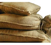 Sacchi di sabbia in iuta, 20 kg (30 x 60 cm), confezione da 10 pezzi