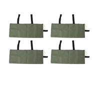 Sacchi di sabbia per barriera contro le inondazioni, spessi e resistenti, per la protezione della casa, in tela Oxford 600D, verde, 4 pezzi, 70x30 cm (CHIUSA COLLEGGIO)