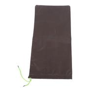 Sacchi di sabbia senza sabbia, 10 pezzi barriere di alluvione per barriere delle acque di inondazione della corsetto in casa Polyester 9.8x19.7in diga per la prevenzione del (Marrone)