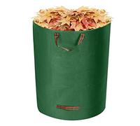 Sacchi Giardinaggio, 300 L Sacco da Giardino con Manici e Telaio di Sostegno, Sacchetto per Rifiuti da Giardino Pieghevoli Riutilizzabili, Sacco Antistrappo per Raccogli Foglie da Giardino