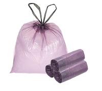 Sacchi per immondizia 160 pezzi con cordino 20L 20\" viola anti-strappo