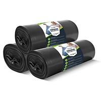 Sacchi per la Spazzatura ELES VIDA 120L Neri - Estremamente Resistenti agli Strappi - Tipo 100 Extra - Sacchi per la Spazzatura 120 L XXL - 70 µ - 700x1100 mm - LDPE