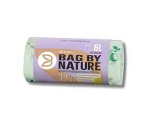 Sacchi per la Spazzatura Organica da 6L con Manico - Made in Germany - 100% compostabile e biodegradabile - Disponibile Anche da 10L, 20L, 30L