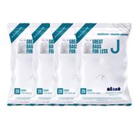 Sacchi per la spazzatura Plasticplace personalizzati compatibili con il codice J di Simplehuman, sacchetti per la spazzatura bianchi con coulisse