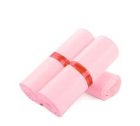 Sacchi Per Pacchi 50 pezzi PE Poly Mailer Mailing Bag Express Box Abbigliamento T-shirt Busta Guanti in plastica Sacchetti adesivi for rifiuti(Baby Pink,28x42cm)