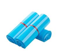 Sacchi Per Pacchi 50 pezzi PE Poly Mailer Mailing Bag Express Box Abbigliamento T-shirt Busta Guanti in plastica Sacchetti adesivi for rifiuti(Blue,28x42cm)