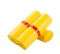 Sacchi Per Pacchi 50 pezzi PE Poly Mailer Mailing Bag Express Box Abbigliamento T-shirt Busta Guanti in plastica Sacchetti adesivi for rifiuti(Yellow,28x42cm)