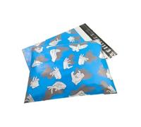 Sacchi Per Pacchi 50 pz/lotto Posta Sacchetti di Sacco Imballaggio Busta Impermeabile Borse Giraffa 10 * 13 Pollici Corriere Borsa Stampa Personalizzata Logo(25.5X37cm 50pcs-04)