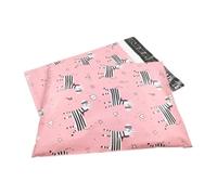 Sacchi Per Pacchi 50 pz/lotto Posta Sacchetti di Sacco Imballaggio Busta Impermeabile Borse Giraffa 10 * 13 Pollici Corriere Borsa Stampa Personalizzata Logo(25.5X37cm 50pcs-02)